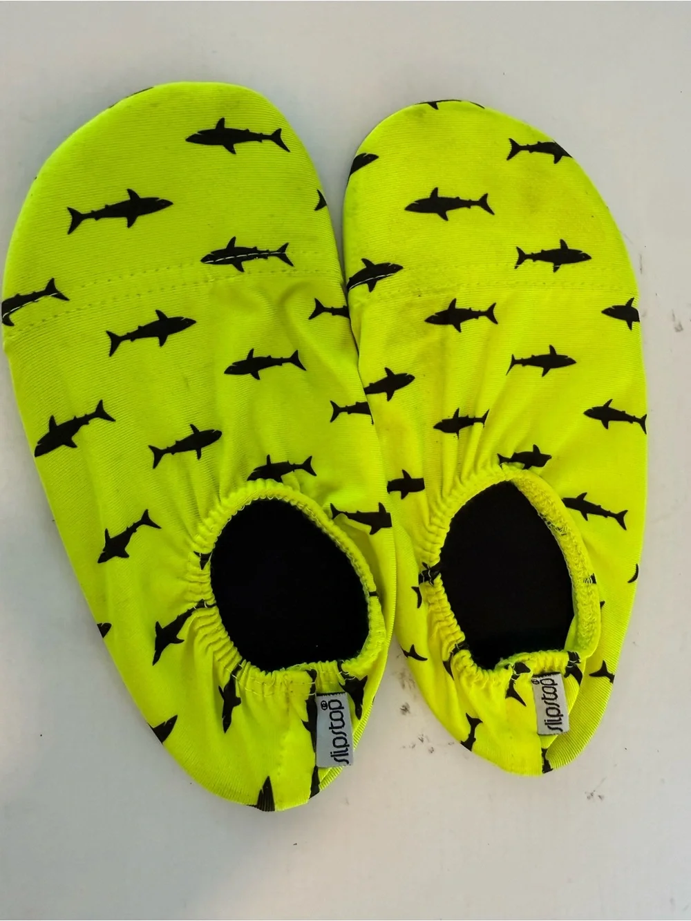 Slipstop Yellow Shark Scuba Shoes Size 13 New #Lux-K